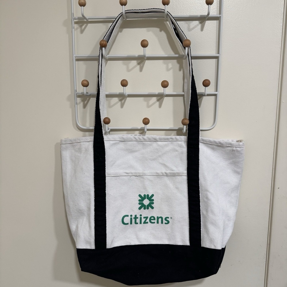 Citizens Bank Leeds Classic Canvas Tote Bag Wall Street Stock Market